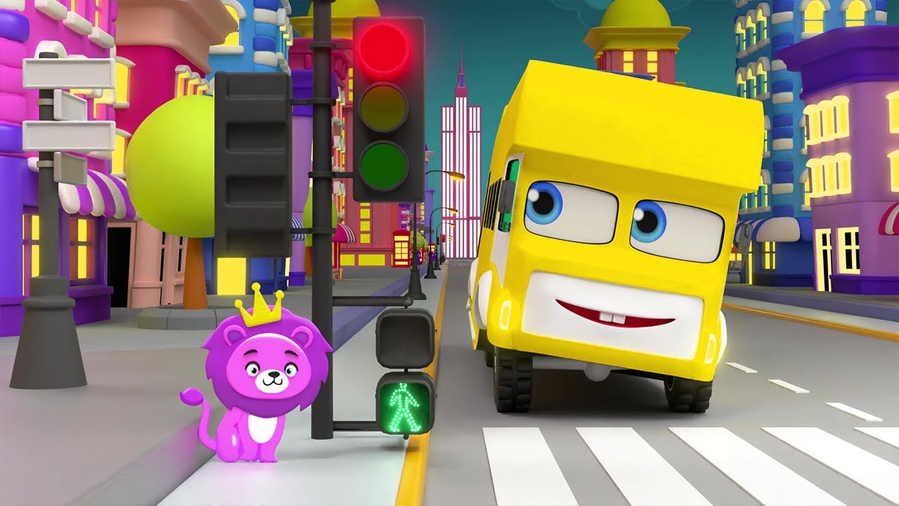 Wheels on the Bus Song | Pilli Go Nursery Rhymes and Kids Song | USA | New York Kids Actions