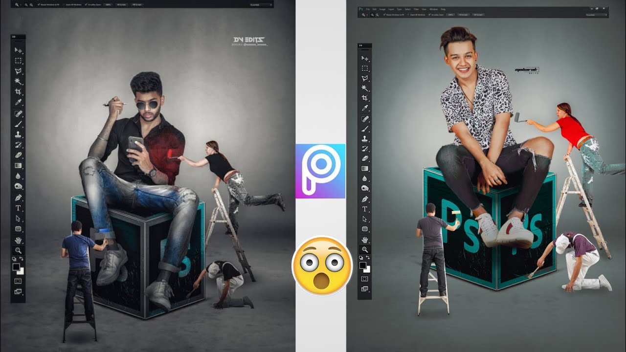 🔥Creative Photoshop manipulation editing tutorial | MOBARAK EDITZ