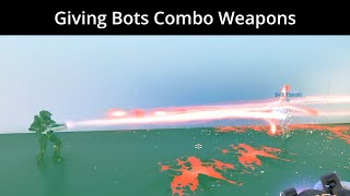 Giving bots crazy weapon combinations in Halo Infinite Forge