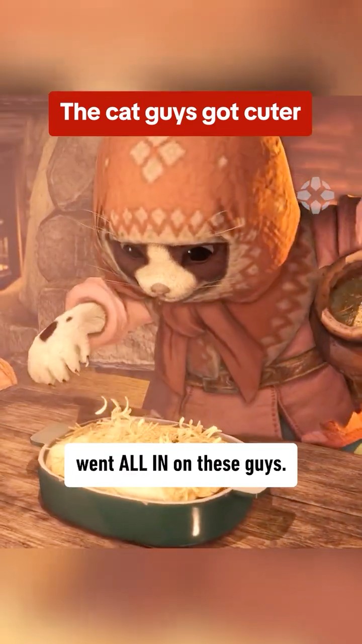The devs made Palicoes even CUTER in Monster Hunter Wilds! #monsterhunterwilds #monsterhunter #ign