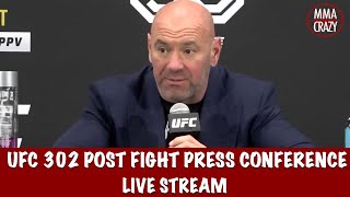 UFC 302: Makhachev vs. Poirier Post Fight Press Conference Live Stream
