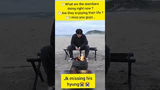 jk missing BTS 😭love you jkk//jungkook camping vlog
