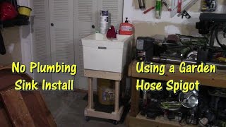 How to Install a Sink in Your Garage by @GettinJunkDone