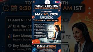 NetSuite Training Telugu | 30 Hours |Fundamentals #netsuite #netsuitetraining #netsuiteerp