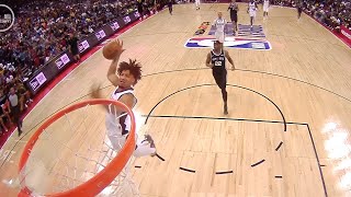 Shaedon Sharpe looses the ball MID-AIR but still made the dunk - #nba | Blazers vs Spurs