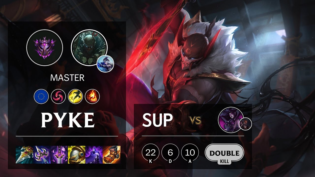Pyke Support vs Morgana - EUW Master Patch 11.18