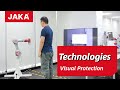 Visual protection system how does jaka cobot keep workers safe