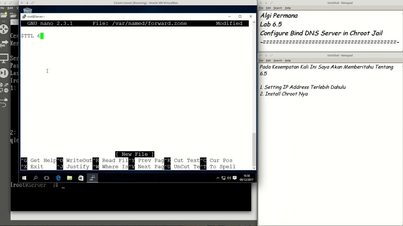 Lab 6.5 #Configure Bind DNS Server in Chroot Jail - YouTube