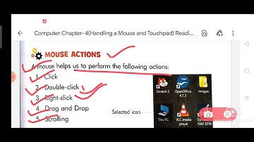 Computer Chapter-4 (Handling a Mouse and touchpad) Reading and Explanation (Part-3)