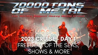 70000 Tons of Metal 2023 Day 1 - Freedom of the Seas, Evergrey Kamelot Feuerschwanz Insomnium & more