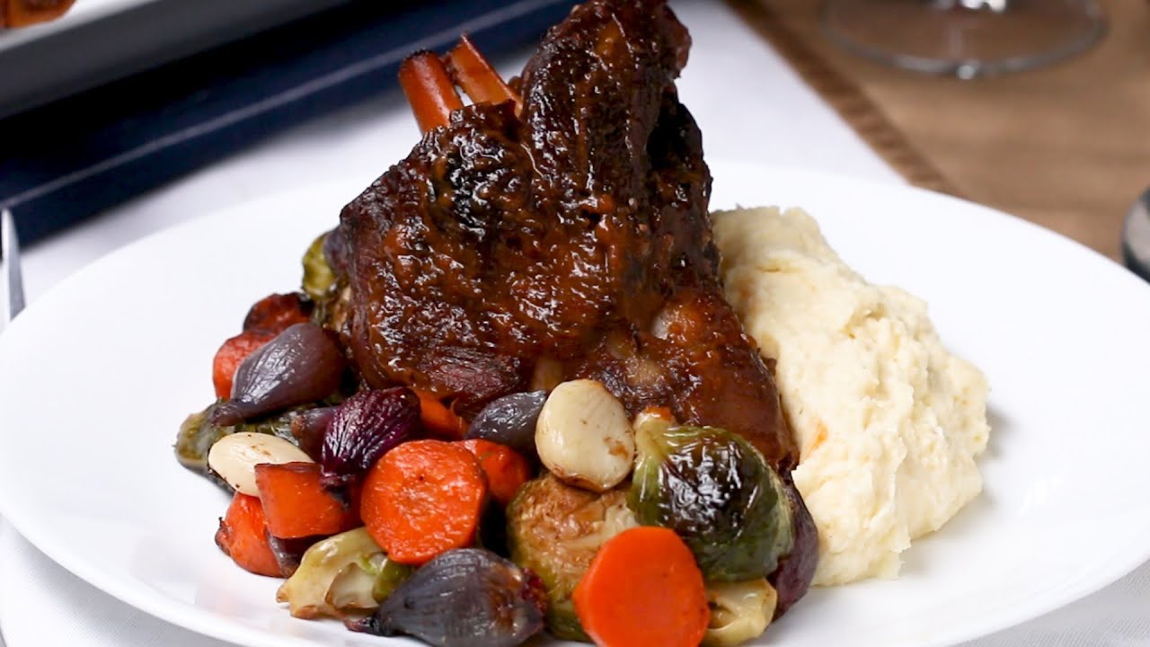 Elegant Braised Lamb Shanks | Tasty