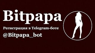 Регистрация Bitpapa в Telegram боте Bitpapa bot