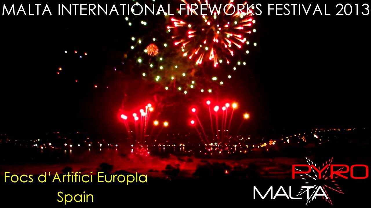 MIFF 2013 Focs d'Artifici Europla Spain.