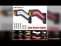 1224V 2pcs Side Marker Lights Warning Rear Tail Light car External Lights Trailer Truck Lorry