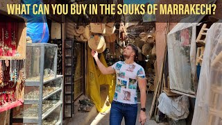 SOUKS OF MARRAKECH MOROCCO || WHAT CAN YOU BUY ? (VIRTUAL TRAVEL TOUR)