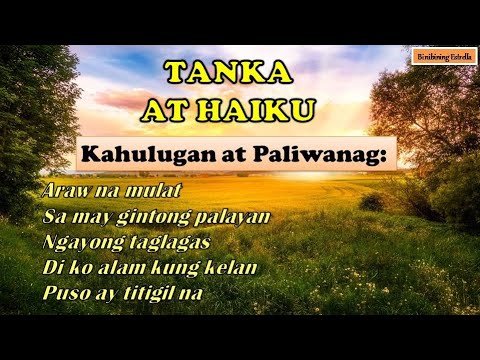 TANKA AT HAIKU | FILIPINO 9 | MGA KAHULUGAN AT PAGPAPALIWANAG | PINAGYAMANG PLUMA 9