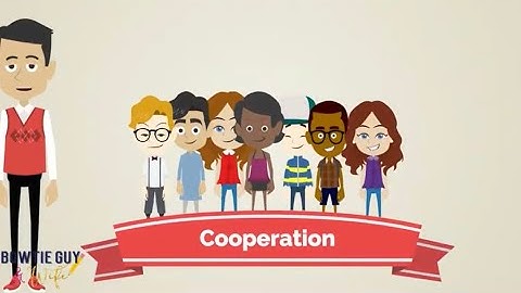 Character Trait - Cooperation - Educational Social Studies Video for Elementary Students & Kids