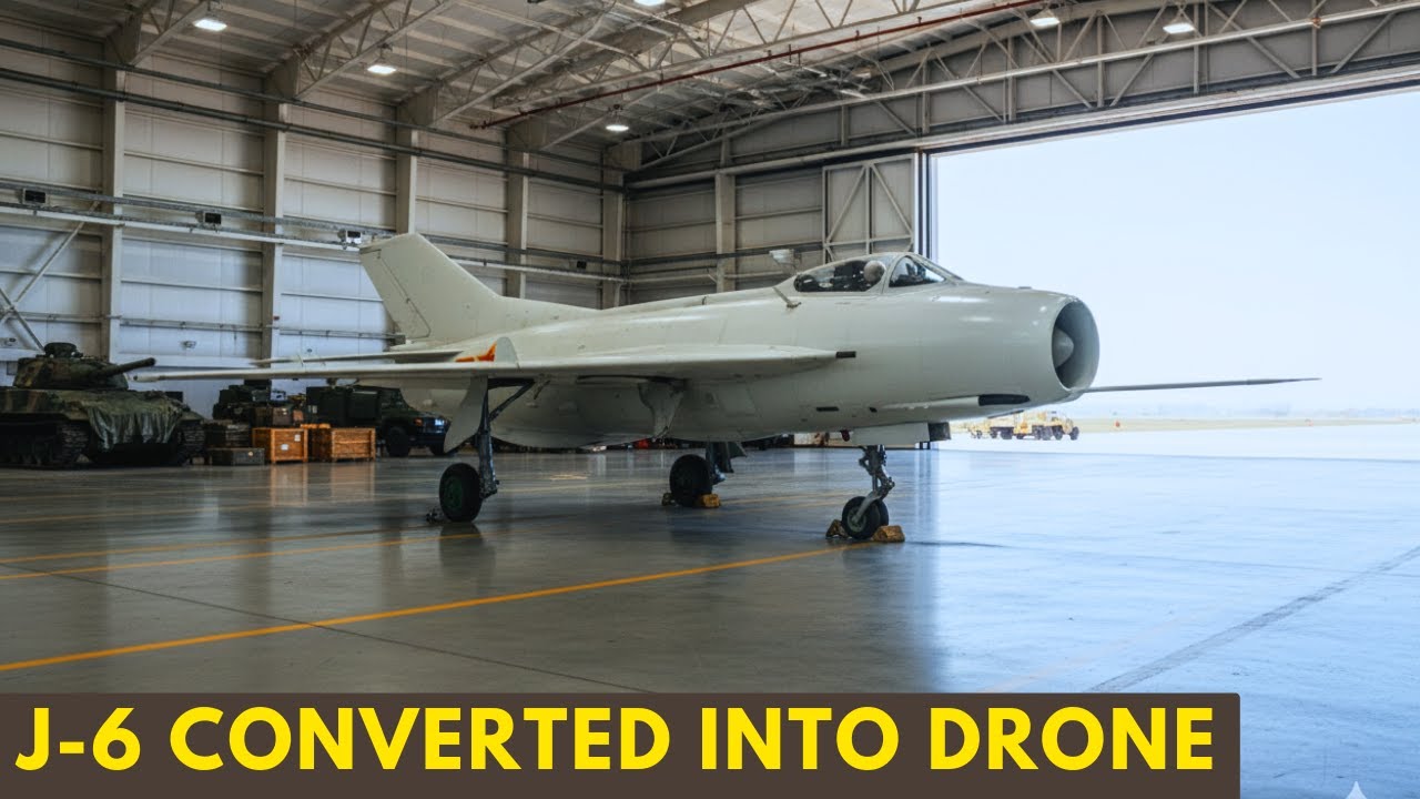 Китайский J-6, переоборудованный в БПЛА, впервые показан публике