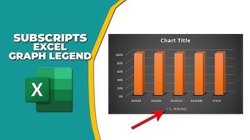 How to put subscripts in Excel graph legend