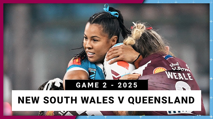 State of Origin 2025 | Full Match Replay | QLD Maroons v NSW Blues | Game II