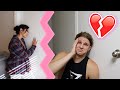 CRYING WITH THE DOOR LOCKED PRANK ON GIRLFRIEND!! | *Cute Reaction*