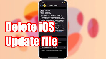How to DELETE iOS update to save storage