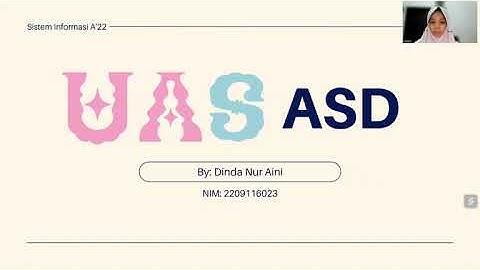 Algoritma dan Struktur Data (UAS Sistem Informasi A