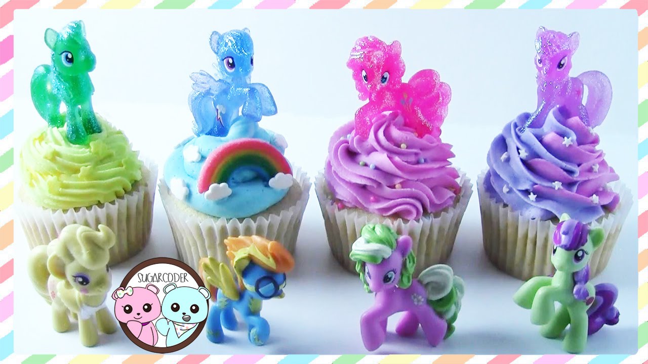 my little pony cupcakes my little pony cake by sugarcoder youtube