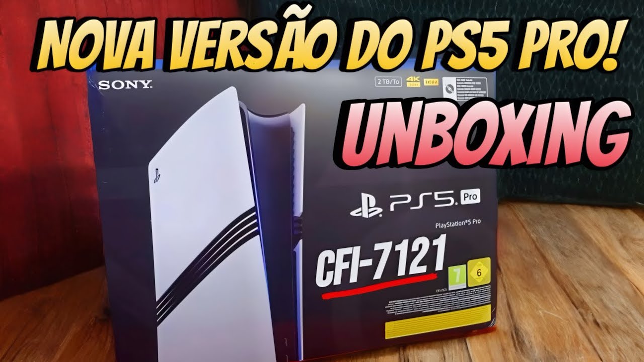 Novo Modelo do Ps5 PRO - UNBOXING e Detalhes do que Mudou - YouTube