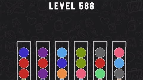 Ball Sort Puzzle Level 588 #ballsortpuzzle #ballsortpuzzlegameplay #puzzlegame #mobilegames