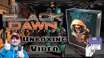 Black Dawn Rebirth - Unboxing and Try Out - Amiga 1200 - Double Sided Games