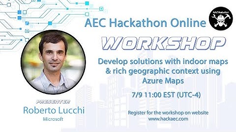 AEC Hackathon Online Workshop: Azure Maps