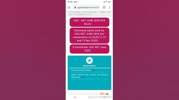 UGC NET E CERTIFICATE JUNE 2020