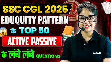 SSC CGL 2025 | Top 50 Active Passive Voice New Pattern Questions | SSC CGL English by Barkha Mam