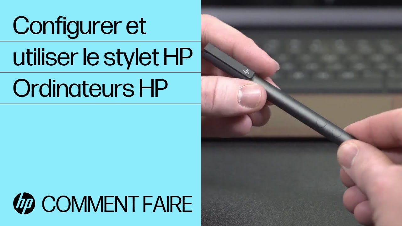 Configurer et utiliser le stylet HP, Ordinateurs HP