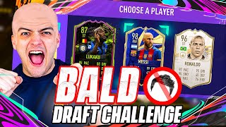 I WON A FUT DRAFT using BALD PLAYERS ONLY on FIFA 21!!