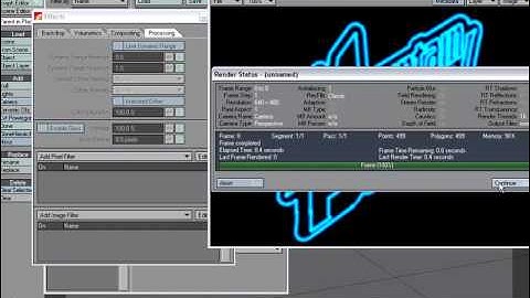 Neon Text Tutorial in NewTek