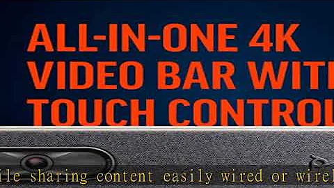 Poly - Studio X30 (Polycom) with TC8 Touch Controller - 4K Video & Audio Bar - Conferencing System