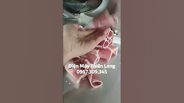 Máy Cắt Thịt Đông Lạnh Tự Động ALPHA QY-30 | Điện Máy Thiên Long📞0967.309.345