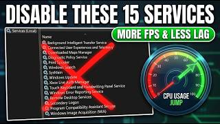 15 Windows Services Killing Your Performance — Disable These Now (2026)