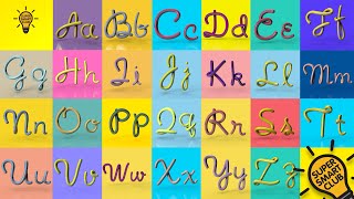 Relaxing 3D Alphabet Doodles Aa To Zz Upper & Lowercase Soothing & Calm