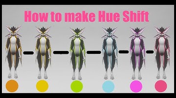 How to make Hue Shift (Emission Color Change) VRChat Tutorial 2022