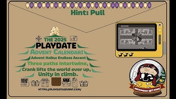 The 2025 Playdate Advent Calendar - Day 18
