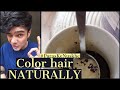 Color white hair NATURALLY at home !