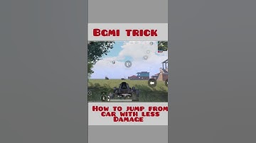 how to jump from car with less damaging bgmi trick #shorts #bgmi #tipsandtricks #jonathangaming