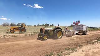 Big John Deere 820 Pulling Hard