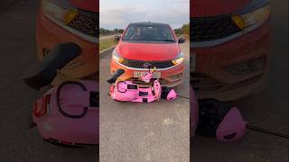 Amr Vespa Scoter &amp; Tata Tiaggo Car Test😲