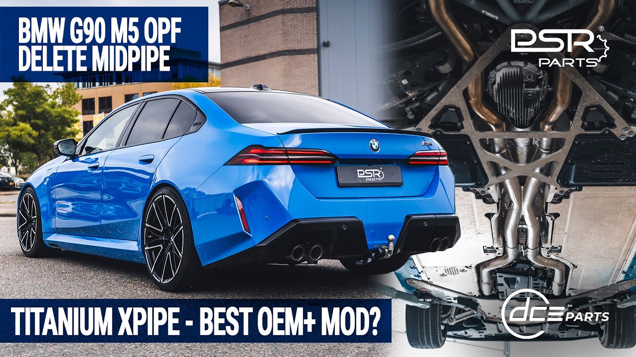 DCE Parts Titanium Midpipe Only OPF Delete for BMW G90 M5 - The Sweet Spot? Loud but not TOO Loud