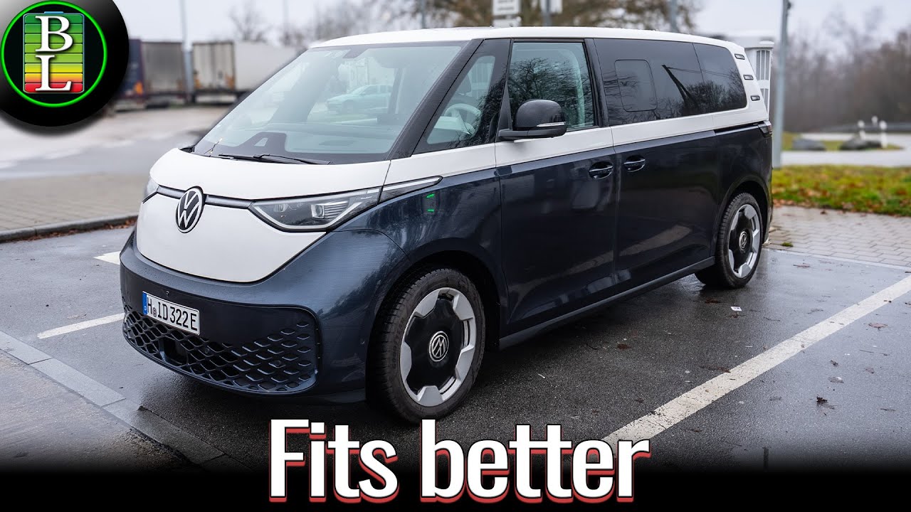 VW ID.Buzz LWB RWD – Real 110 km/h (68mph) Range Test in Rain