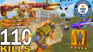110 KILLS!😍 NEW BEST LOOT GAMEPLAY with BEST OUTFIT 🔥Pubg Mobile BGMI